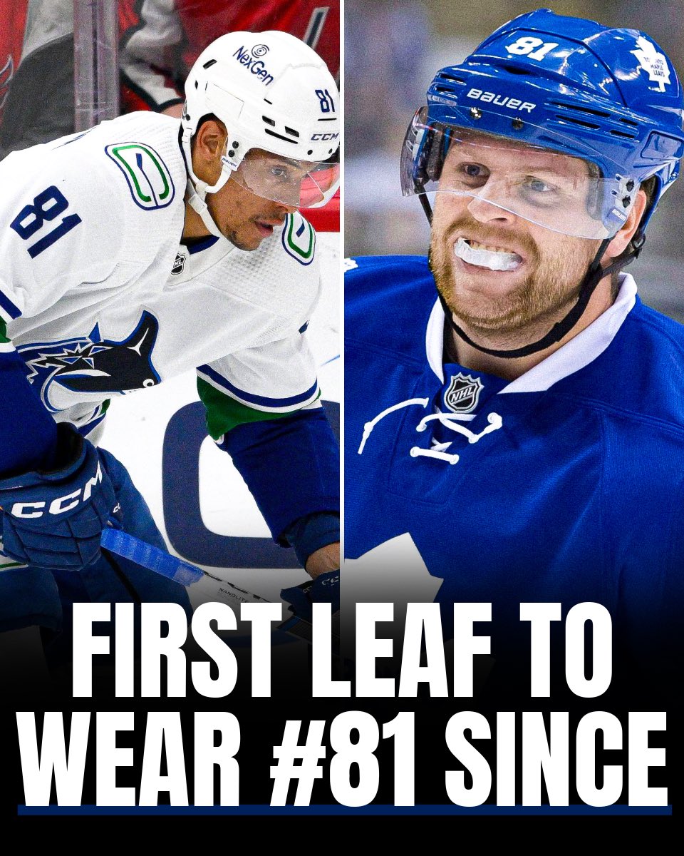 LeafsPapi_'s tweet image. DAKOTA JOSHUA WILL BE THE FIRST LEAF TO WEAR #81 SINCE PHIL KESSEL DID IN 2014-15 😤😤