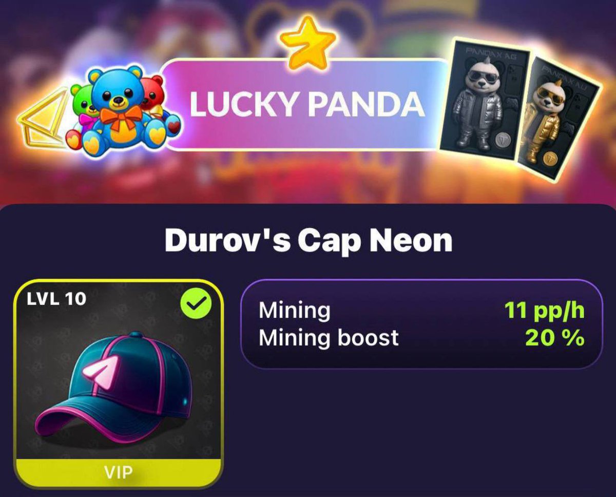 CryptoB70999's tweet image. 🐻❄️
🏆 The new LUCKY PANDA draw has begun and will run for the next 60 hours!
GIFTs: 1000⭐️, 🧸, 📯,◽🔸
⭐️ Don’t miss your chance — good luck to all participants!
➡️ PANDAFiT 📣📣📣📣
#PandaFiT
#ton
#MiniApp
#gift
t.me/PandaFiT_bot/P…