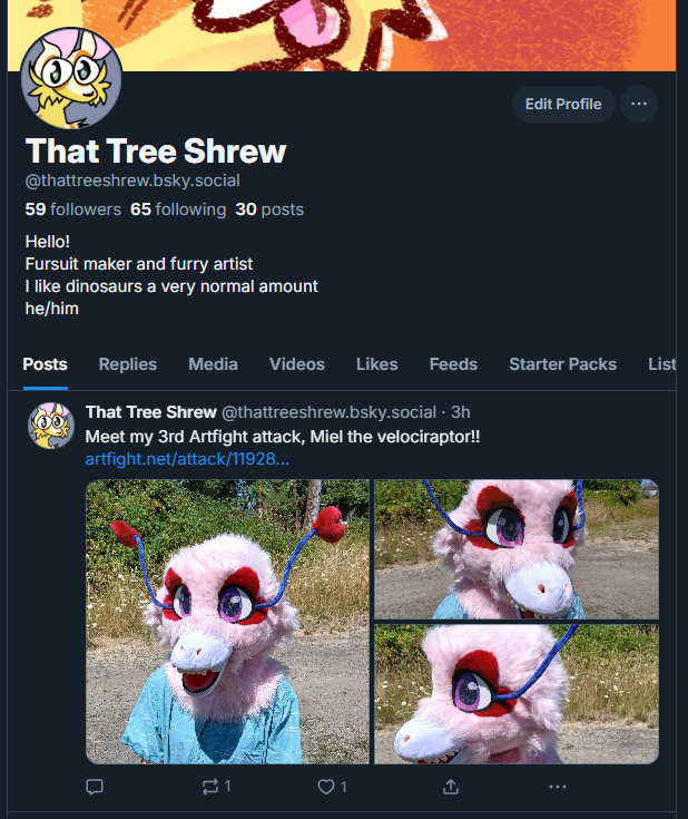 Thattreeshrew's tweet photo. Hey, I'm not active on here much anymore. Here's where you can find me: https://t.co/stu3mtWoV7