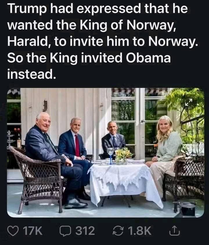 🤣 Trump snubbed again