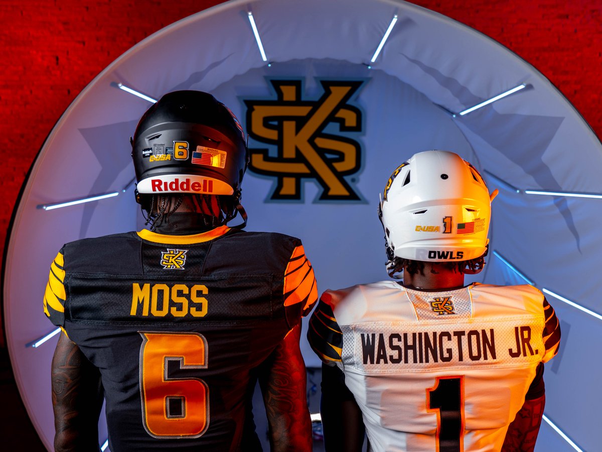 kennesawstfb's tweet image. Making a ๐ต๐จ๐ด๐ฌ for ourselves ๐ค
2025 CUSA Football Kickoff Gallery | tinyurl.com/3pjawafw
#SeeUs | #HootyHoo