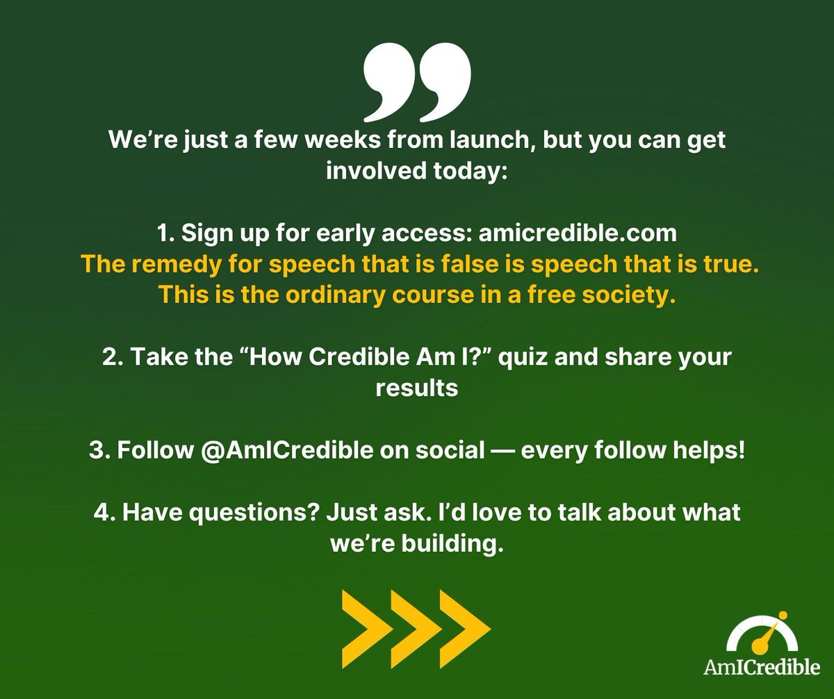 amicredible's tweet photo. A note from our founder.  #CredibilityStartsWithYou https://t.co/kFJIRBlg2L