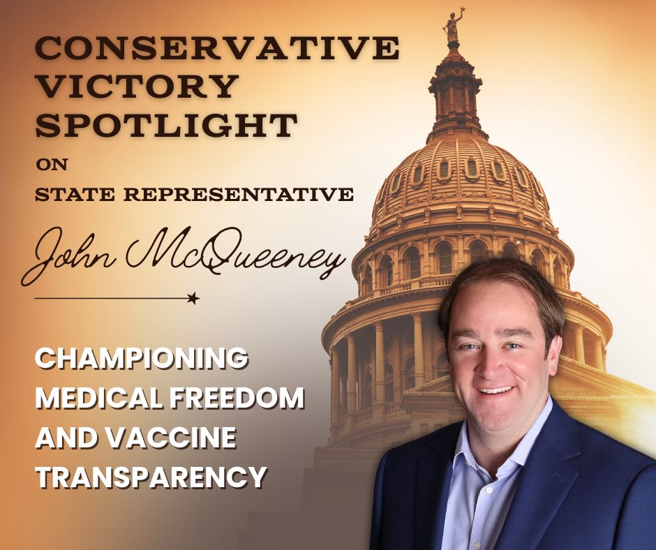TXFreeAlliance's tweet image. Forced COVID-19 vaccines? Not in Texas.
State Rep. @JohnMcQueeneyTX passed HB 4535, now law, making it illegal to administer a COVID-19 vaccine without written informed consent.
No more pressure. No more workaround. Texans must be told the truth before any shot is given,…
