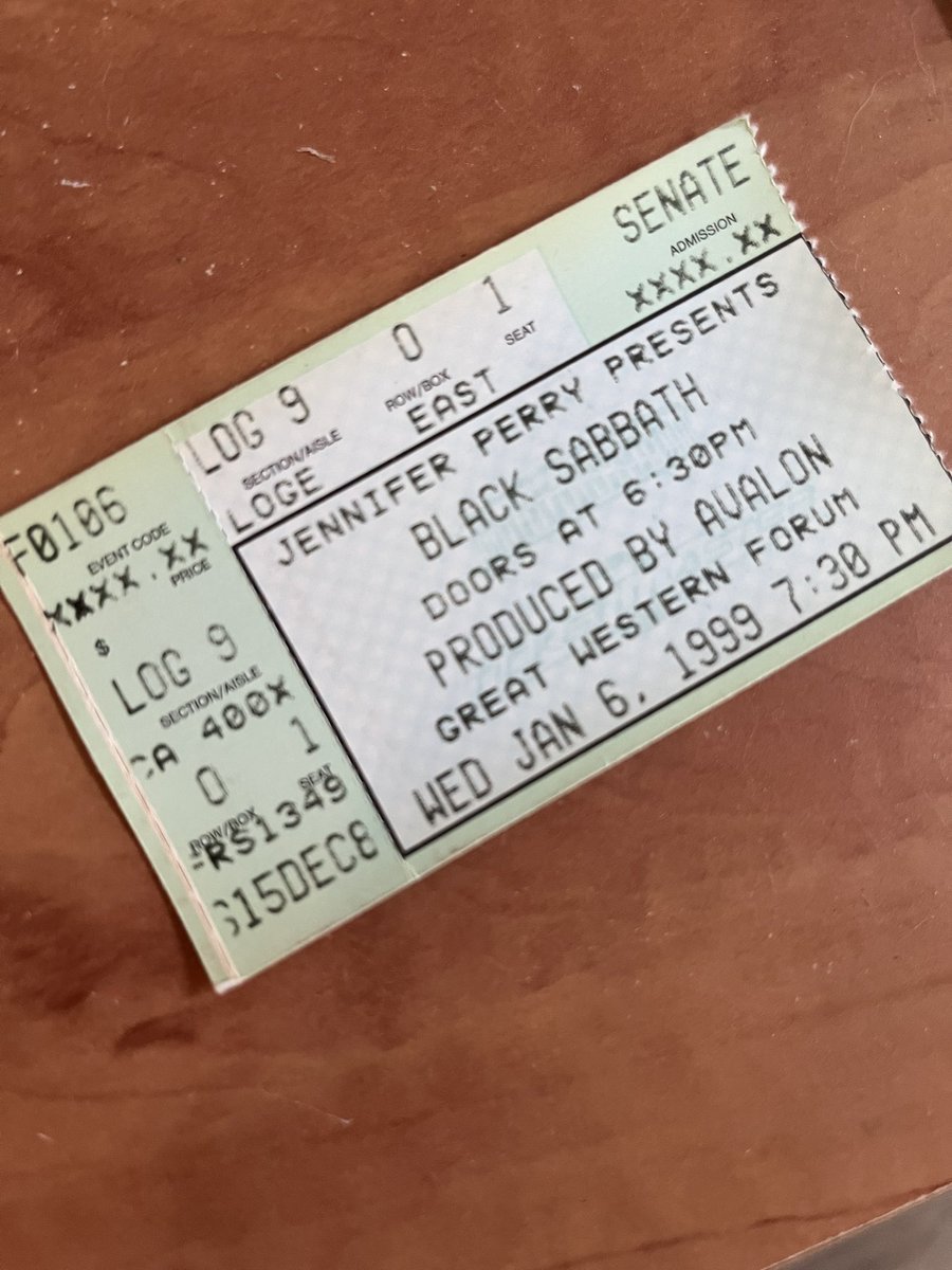 AllTheCoolBands (@allthecoolbands) on Twitter photo I am sad. But I’ll always have this, and multiple solo shows.
Thank you, Ozzy, for all the music.
#ShowYourOzzyTix
<a href="/OzzysBoneyard/">Ozzy's Boneyard</a>
<a href="/OzzyOsbourne/">Ozzy Osbourne</a> I am sad. But I’ll always have this, and multiple solo shows.
Thank you, Ozzy, for all the music.
#ShowYourOzzyTix
<a href="/OzzysBoneyard/">Ozzy's Boneyard</a>
<a href="/OzzyOsbourne/">Ozzy Osbourne</a>