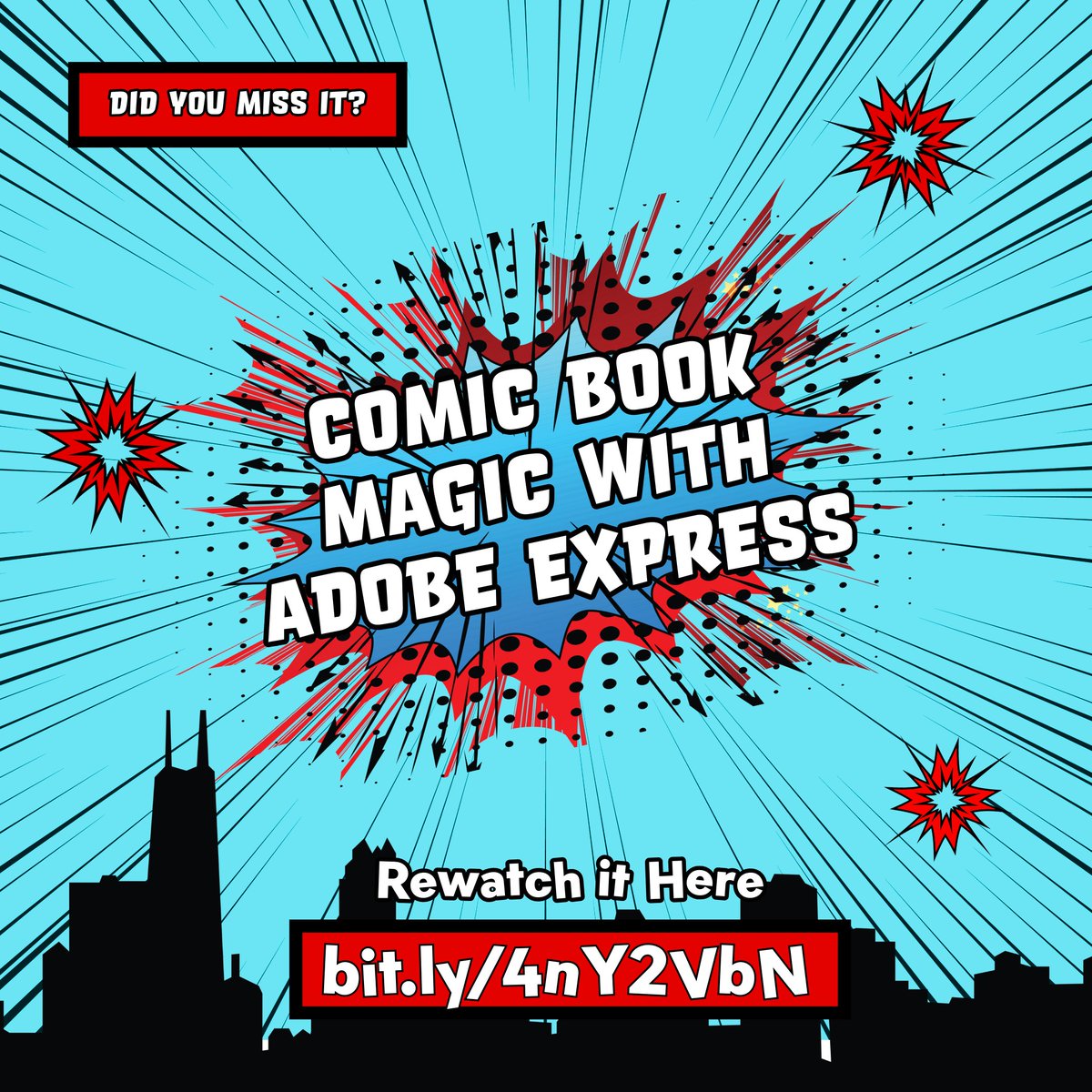 ClaudioZavalaJr's tweet image. 💥Missed the LIVE comic-making magic? No worries!
Catch the replay of our @AdobeLive_ session where @TheTechProfe & I showed how to turn prompts into powerful comic panels using generative AI in @AdobeExpress !
🖼️ Visual consistency tips
💬 Caption creation
🎯 Prompt…