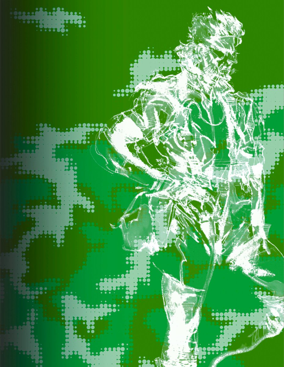 MetalGear_QWC's tweet image. Metal Gear Solid 3: Snake Eater (2004)
Art by Yoji Shinkawa