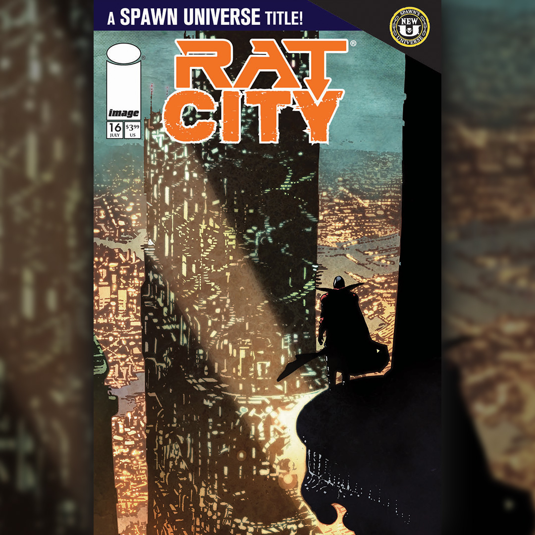 McFarlaneComics's tweet image. RAT CITY #16 Cover B by @colakmirko with colors by @SteveCanon_ 🔥
Grab yours tomorrow and see Peter Cairn find out just how hellish revenge can be...
#spawn #ratcity #scifi #imagecomics @Todd_Mcfarlane @ImageComics
