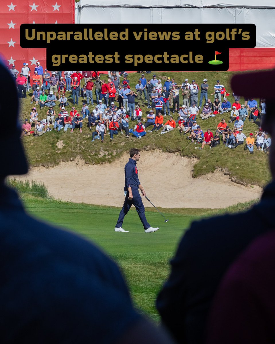 onlocationexp's tweet image. The stakes have never been higher then this September when @RyderCupUSA & @RyderCupEurope take to the links 🏌️🤩
Join us #OnLocation at @BethpageGolf for a VIP experience at #RyderCup that will take you closer than ever to this iconic event 👉 bit.ly/43Sz9un