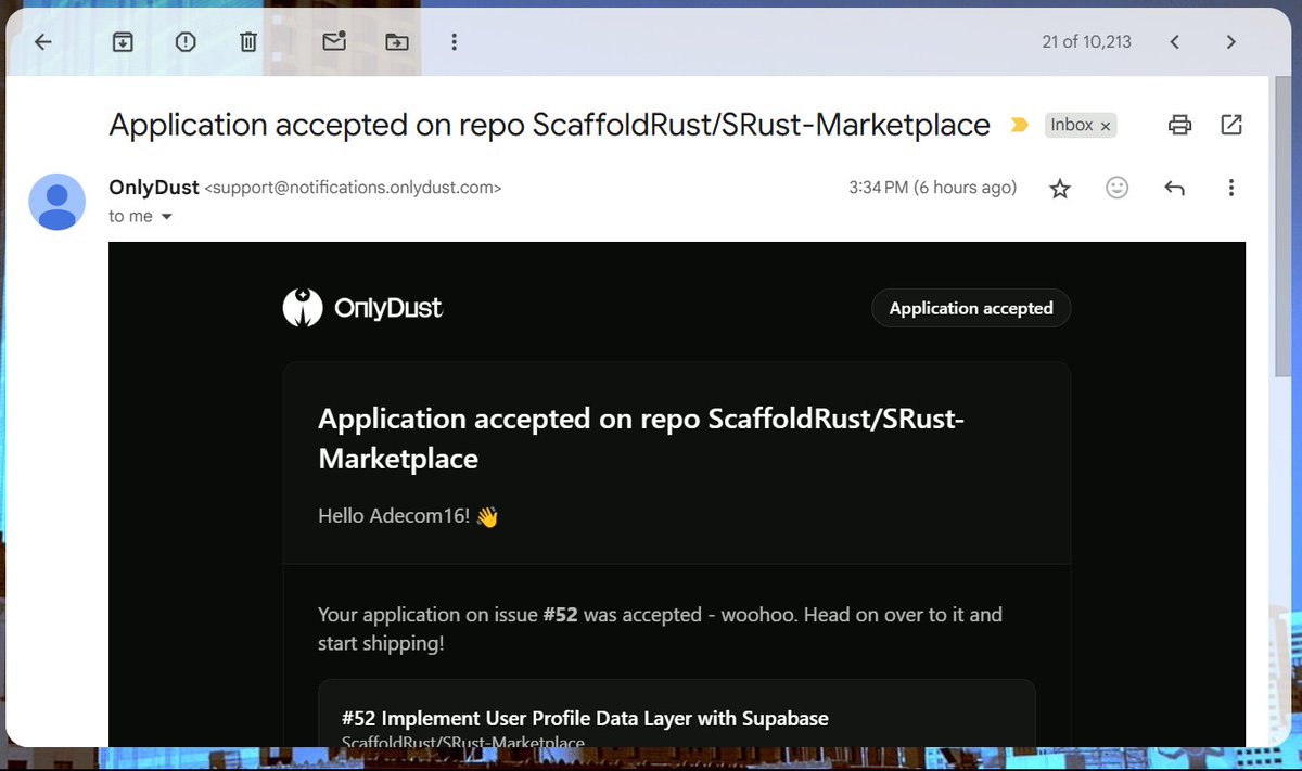 CodeAdeoluwa's tweet image. Hat trick⚡
3 new issues assigned today across different repos. Time to get coding! 
One done already, more to go. Let&apos;s build! 💪
#LFG #OSSWAVE #onlydust @OnlyDust_com #OpenSource #buildinpublic