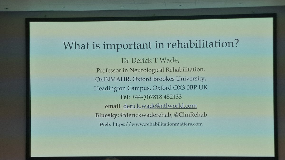 Sarah Dzumbira (@sarah_dzu_ot) on Twitter photo At <a href="/UCLIoN/">UCL Queen Square Institute of Neurology</a> tonight with <a href="/OTstephanieMY/">OTStephanie</a>
listening to the ever inspiring Prof Wade speak about what is important in rehabilitation <a href="/ClinicalRehab/">Clinical Rehab</a> At <a href="/UCLIoN/">UCL Queen Square Institute of Neurology</a> tonight with <a href="/OTstephanieMY/">OTStephanie</a>
listening to the ever inspiring Prof Wade speak about what is important in rehabilitation <a href="/ClinicalRehab/">Clinical Rehab</a>