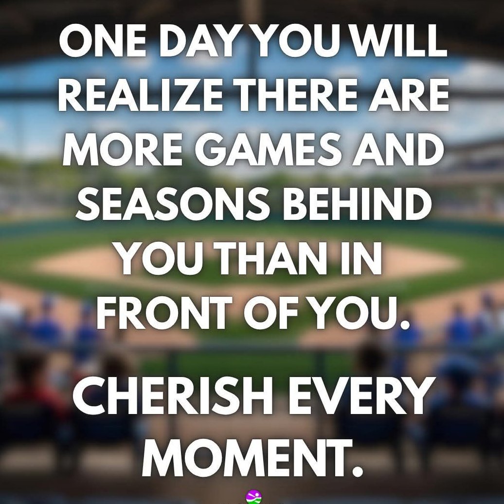 Cherish every moment ⚾️