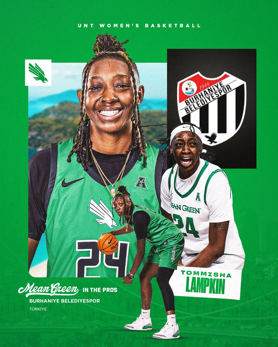 MeanGreenWBB's tweet image. Congratulations to @RealTommisha on signing a professional contract to play in Turkey 🏀
📝: northtex.as/4lzP0Hc
#GMG🦅 I #PremiumGasOnly⛽️