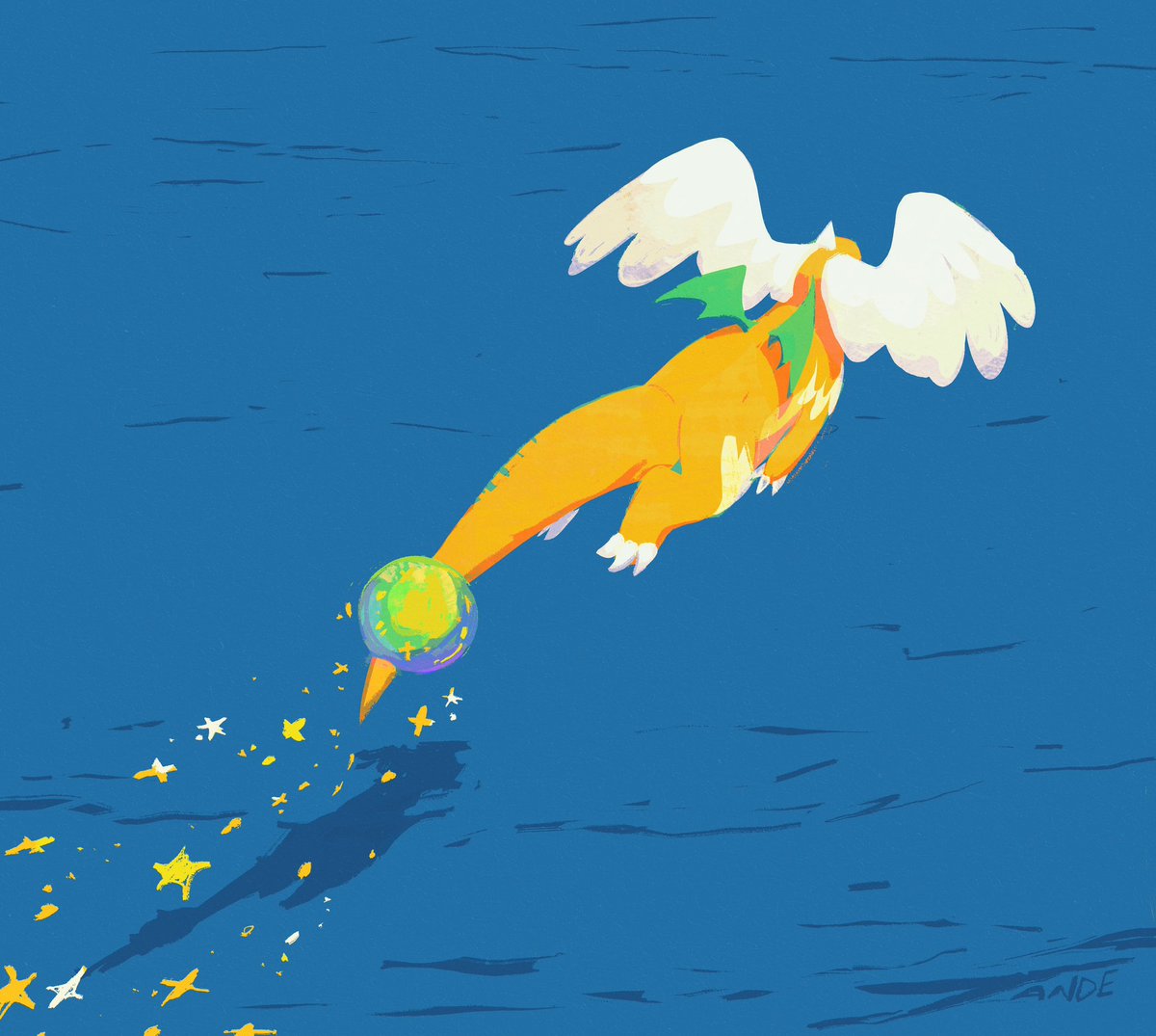 magical dragon again but more whimsy