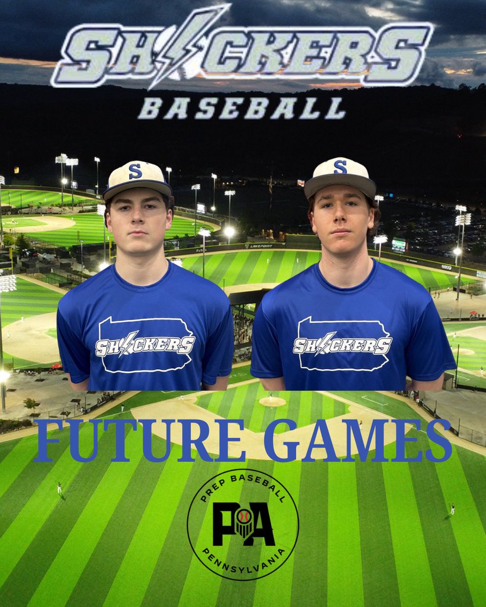 Shockers Baseball (@pa_shockers) on Twitter photo Shockers 🤝 Future Games
Big congrats to Connor Murray (Pennridge) & Carson Glose (Pope John Paul) on their 2025 <a href="/PrepBaseballPA/">Prep Baseball Pennsylvania</a> Futures Games invites!
📍<a href="/ConnorRyne6/">Connor Murray</a> Murray (Team Select)
🗓️ Sat 7/26 @ 9 AM | LP9
🔥 Up to 90, starter build & delivery — pitchability!! Shockers 🤝 Future Games
Big congrats to Connor Murray (Pennridge) & Carson Glose (Pope John Paul) on their 2025 <a href="/PrepBaseballPA/">Prep Baseball Pennsylvania</a> Futures Games invites!
📍<a href="/ConnorRyne6/">Connor Murray</a> Murray (Team Select)
🗓️ Sat 7/26 @ 9 AM | LP9
🔥 Up to 90, starter build & delivery — pitchability!!