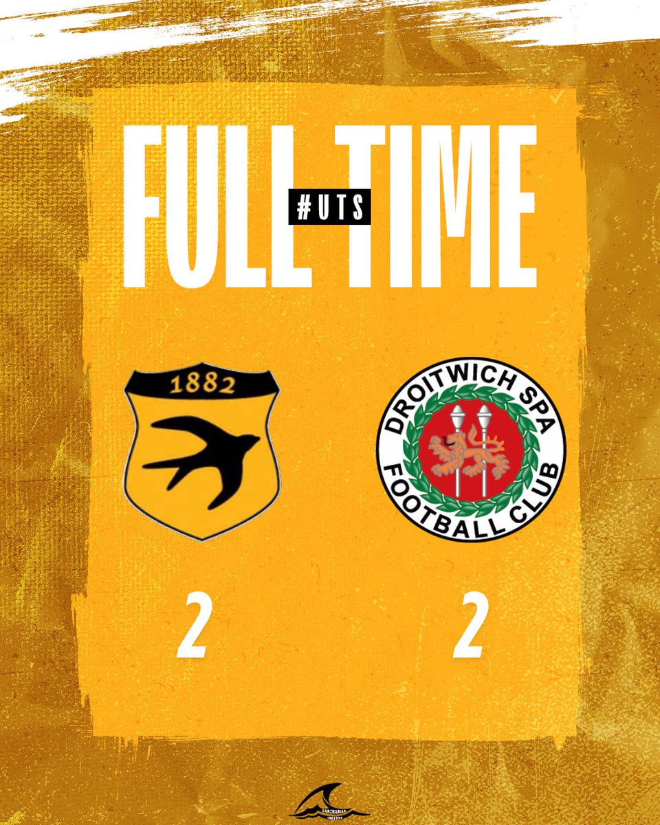 DROITWICH SPA FC (C) (@droitspafc) on Twitter photo RESULT!
Second half goals from Joe Hurdman & Reiss Taylor-Randle either side of a 2nd Swifts goal see us end all even.
A competitive, even & entertaining game; thanks to <a href="/StourportSwifts/">Stourport Swifts FC</a> for the game & all the best for the season.
Thanks again to all that travelled over.
#UTS RESULT!
Second half goals from Joe Hurdman & Reiss Taylor-Randle either side of a 2nd Swifts goal see us end all even.
A competitive, even & entertaining game; thanks to <a href="/StourportSwifts/">Stourport Swifts FC</a> for the game & all the best for the season.
Thanks again to all that travelled over.
#UTS