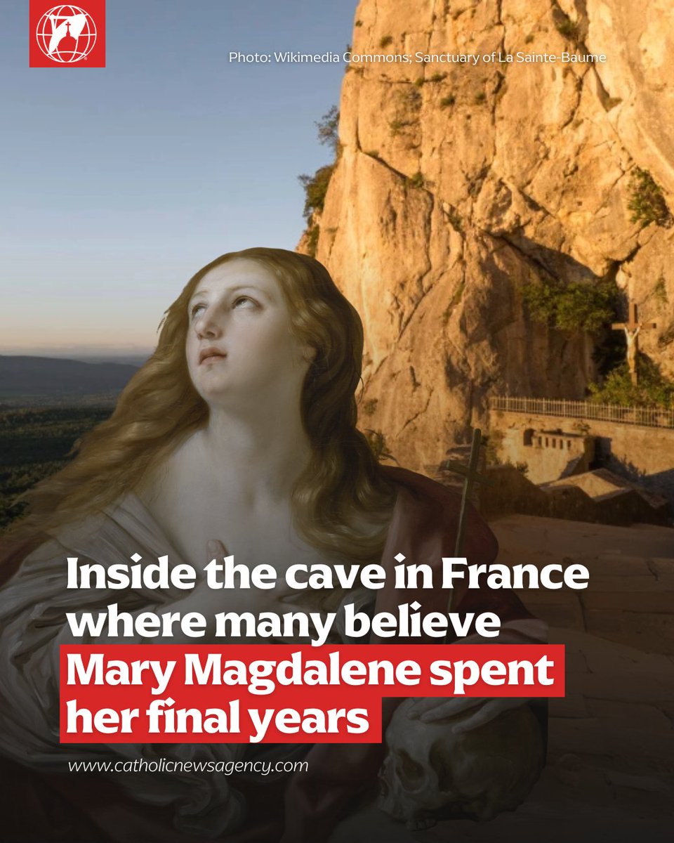 EWTNews's tweet image. Tucked away in a rocky mountain in southeast France is a cave formed by natural erosion called La Sainte-Baume. It is one of the oldest Christian pilgrimage sites in the world as it is the place where Mary Magdalene is believed to have spent the last 30 years of her life.…