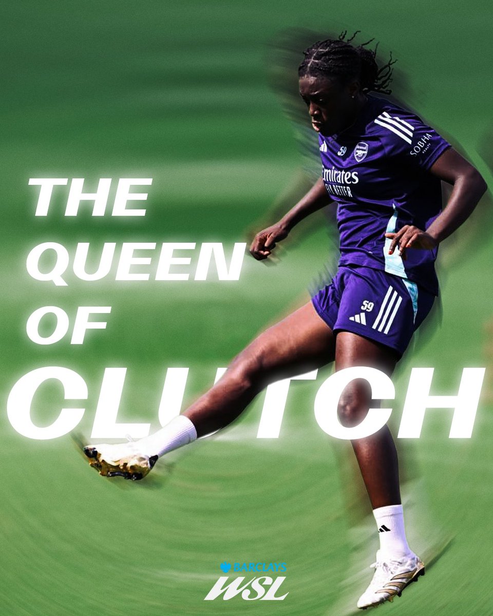 BarclaysWSL's tweet image. Is there a more clutch player on earth at the moment than Michelle Agyemang... 😲🌍
@ArsenalWFC #BarclaysWSL
