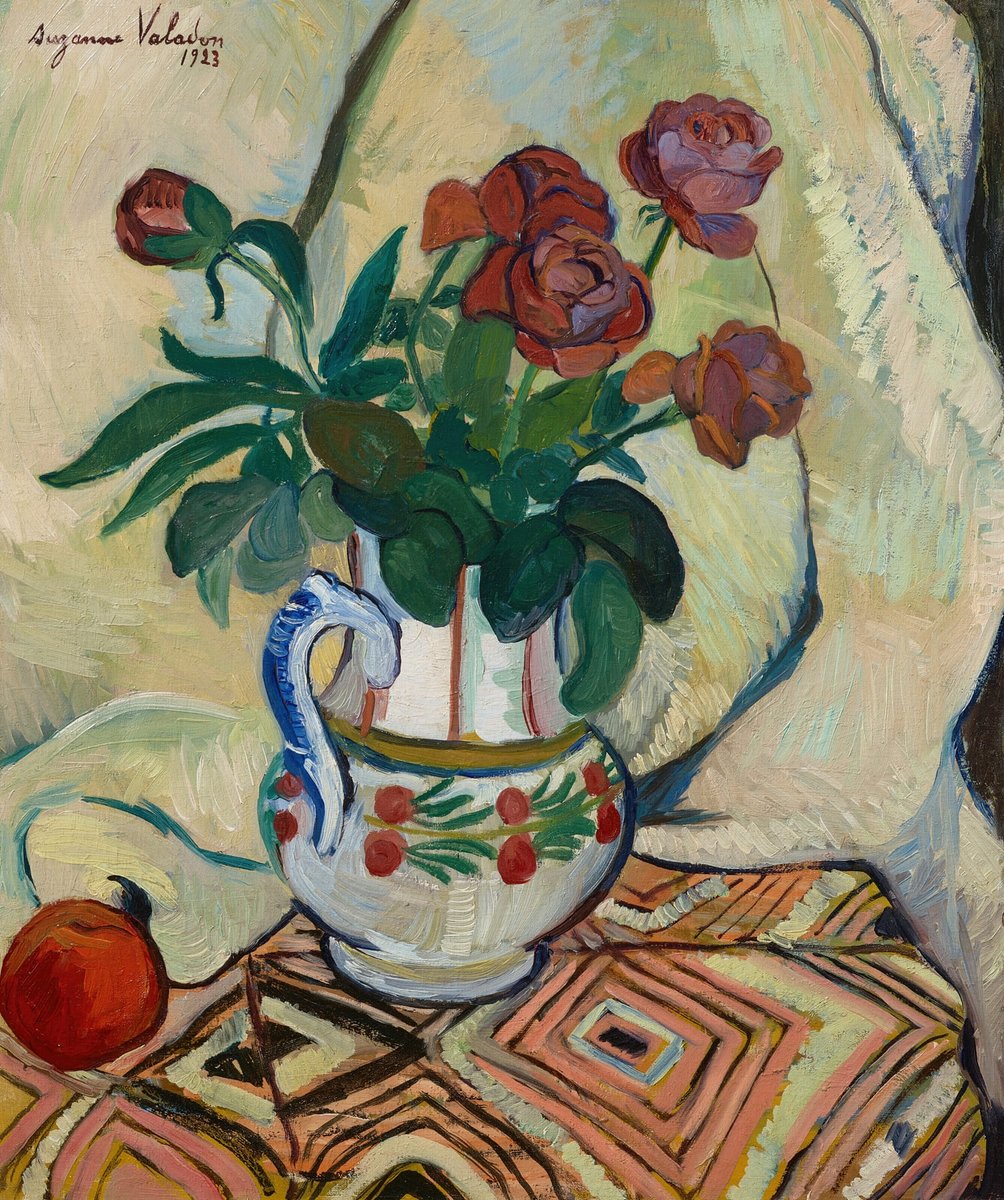 eqpa_'s tweet image. 💐
· Ram de roses - 1923 - Suzanne Valadon