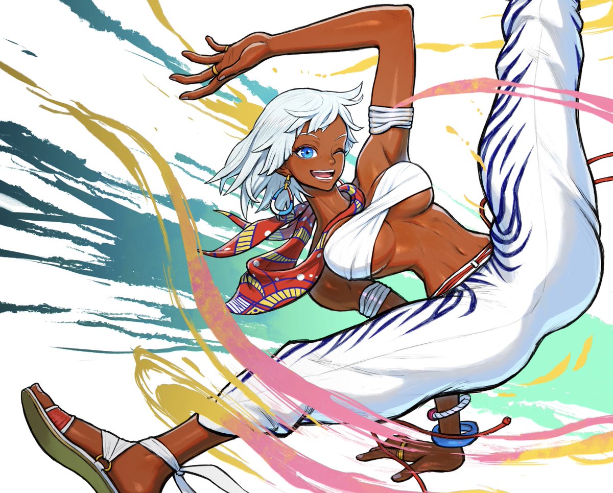 ddaatt33's tweet image. I’ll keep supporting SF6 from here on out! I’m gonna draw even more fan art!
#SF6ArtContest2 #Elena #SF6