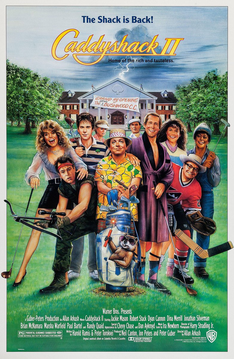 RetroNewsNow's tweet image. 🎬 ‘Caddyshack II’ premiered in theaters 37 years ago, July 22, 1988