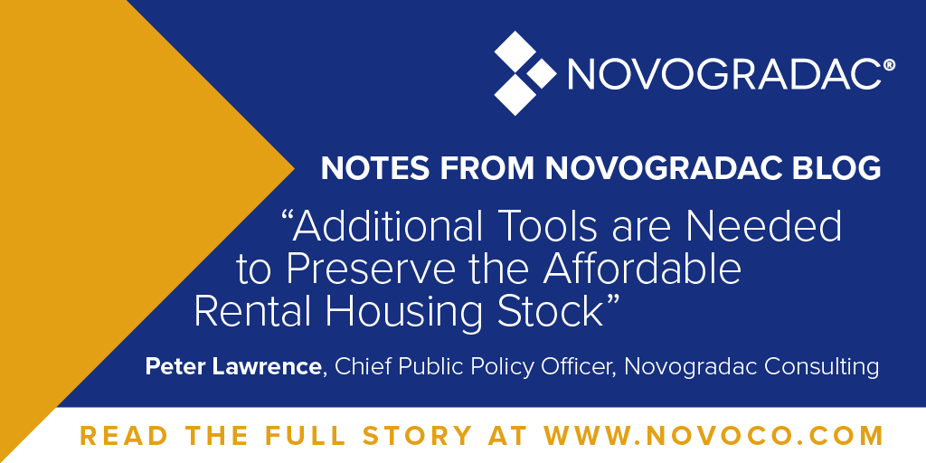 This post takes a closer look at both the need for affordable rental housing and additional financing tools, paying particular attention to the preservation of existing rental housing novogradac.com/a72005