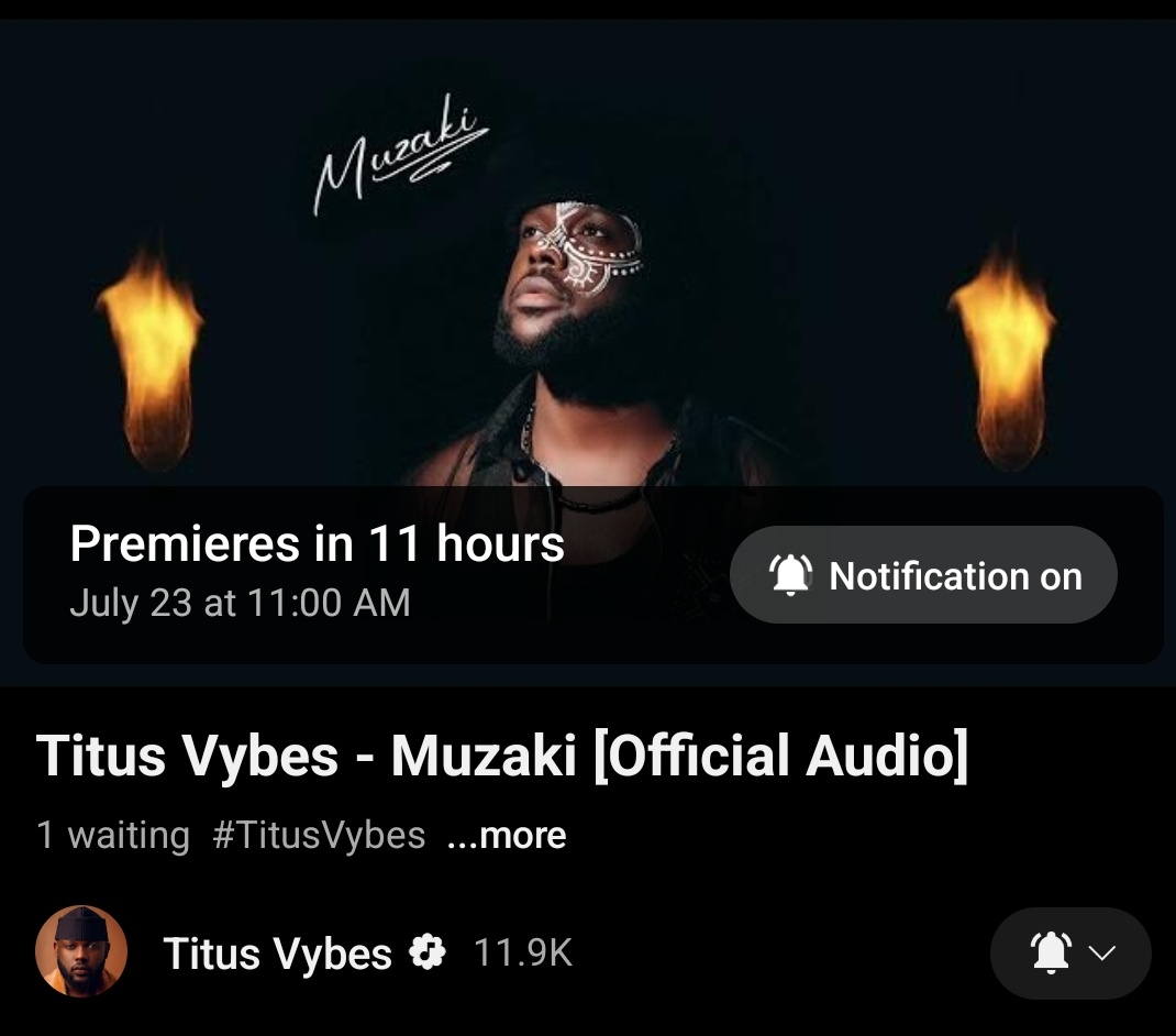PromotahVago42's tweet image. Turn on your Notification and be among the first person to listen to this story.
NB @Titusvybes is a lumasaba story teller. Stay tuned
youtu.be/kv6cf1gY8tM?si… subscribe now