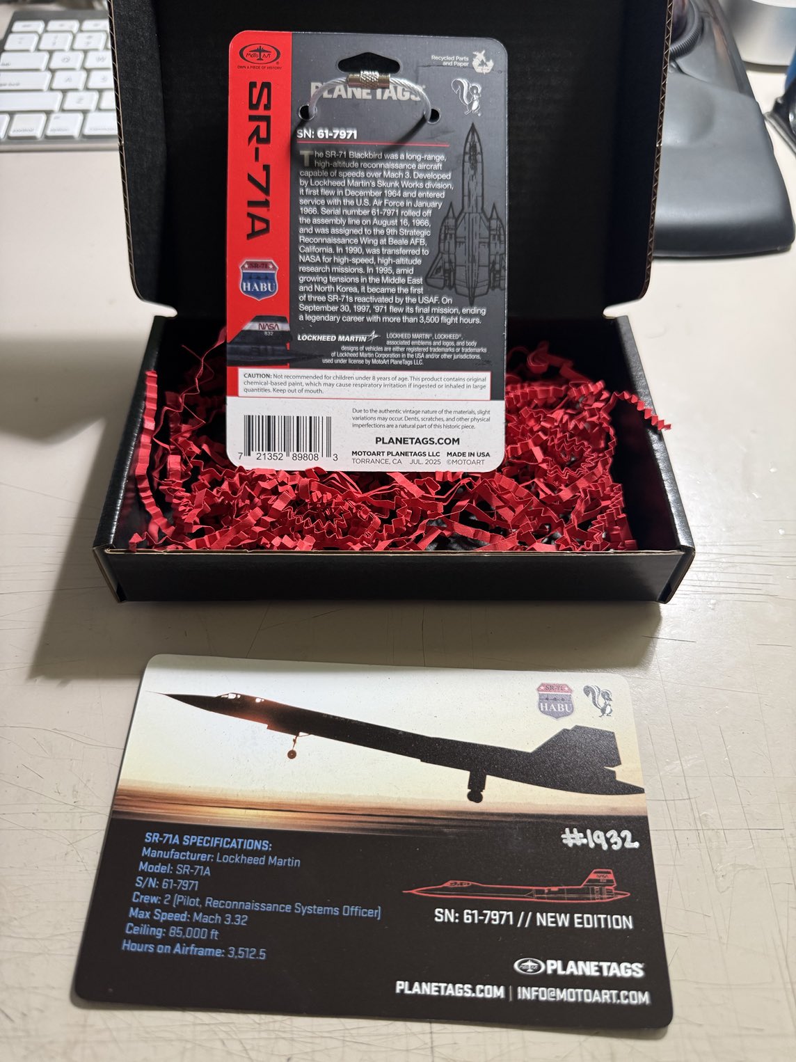 ごまちびさん専用♦クイズ正解分ですSR71／ Major Brian Shul, USAF (Ret.) SR-71 Blackbird 'Speed Check