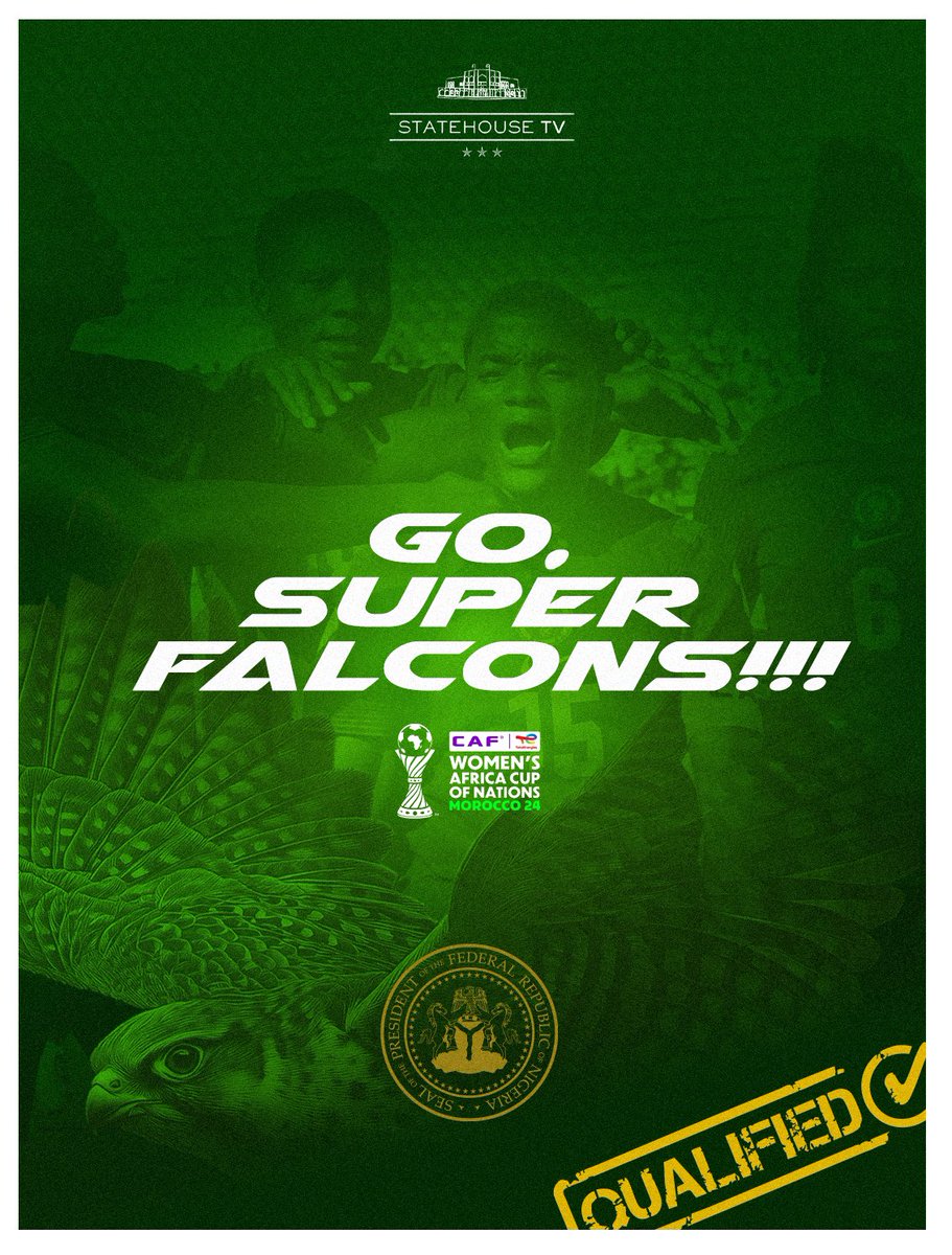 NigeriaGov's tweet image. 🇳🇬 The Super Falcons have done it again!
✅ 10th WAFCON final.
🏆 Chasing a historic 10th title.
💚 These Queens are writing history — and we’re here for it.
Let’s cheer them on to greatness! 👑
#SuperFalcons #WAFCON #RoadTo10 #NaijaNoDeyCarryLast #Herstory