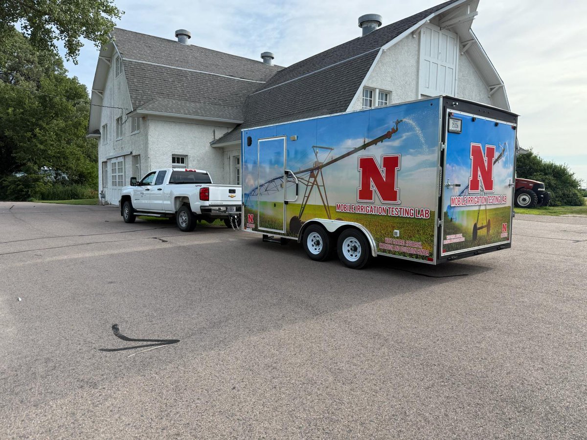 N-Mobile Irrigation Testing Lab (@mitlab2024) on Twitter photo Today, we are out with our MITLab trailer looking at uniformity of the pivots for farmers. Using catch-can tests and drone imaging. Farmers will receive detailed reports about their pivots' water application performance based on data insights. <a href="/wcreec/">West Central Research and Extension Center</a> <a href="/UNL_BSE/">Nebraska Biological Systems Engineering</a> <a href="/UNLExtension/">Nebraska Extension</a> Today, we are out with our MITLab trailer looking at uniformity of the pivots for farmers. Using catch-can tests and drone imaging. Farmers will receive detailed reports about their pivots' water application performance based on data insights. <a href="/wcreec/">West Central Research and Extension Center</a> <a href="/UNL_BSE/">Nebraska Biological Systems Engineering</a> <a href="/UNLExtension/">Nebraska Extension</a>
