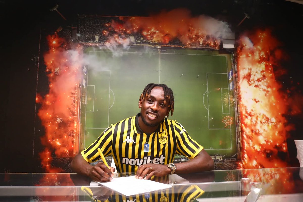 HellasFooty's tweet image. Yet another new face has arrived at Aris! This time it's Tino Kadawere joining the club on a 3-year deal from Nantes. ✅️✍️🇿🇼
A good signing for Aris? 🤔
Let us know below! 🗣