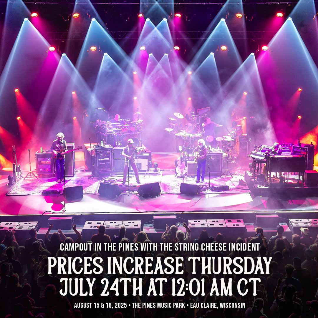 SCI_Official's tweet image. Our two night campout in Eau Claire, WI is right around the corner on August 15th & 16th, and 𝐭𝐢𝐜𝐤𝐞𝐭 𝐩𝐫𝐢𝐜𝐞𝐬 𝐠𝐨 𝐮𝐩 𝐨𝐧 𝐉𝐮𝐥𝐲 𝟐𝟒𝐭𝐡 𝐚𝐭 𝟏𝟐:𝟎𝟏 𝐀𝐌 𝐂𝐓. Now is your chance to lock in the current priced tier!
Tickets: pinesmusicpark.com/events/the-str…