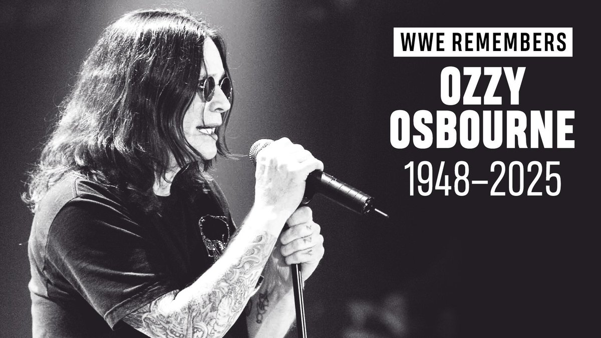 WWEespana's tweet image. Desde WWE, hemos recibido con tristeza la noticia del fallecimiento de Ozzy Osbourne, icono de la música y miembro del Salón de la Fama de la WWE.
WWE extiende sus condolencias a su familia, amigos y fans.
wwe.com/article/wwe-ha…
