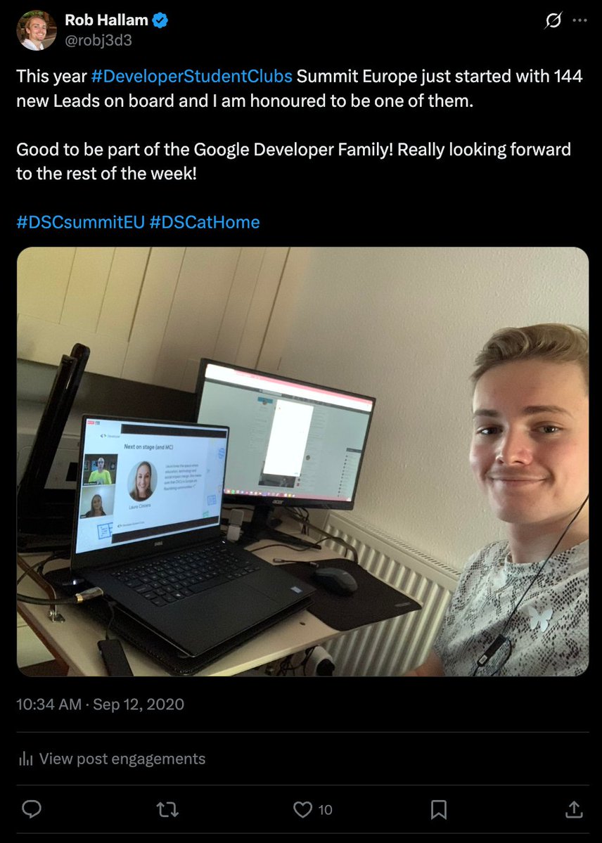 robj3d3's tweet image. Even I used to be a LinkedIn boi
this was September 2020, oh how far we've come 🥹