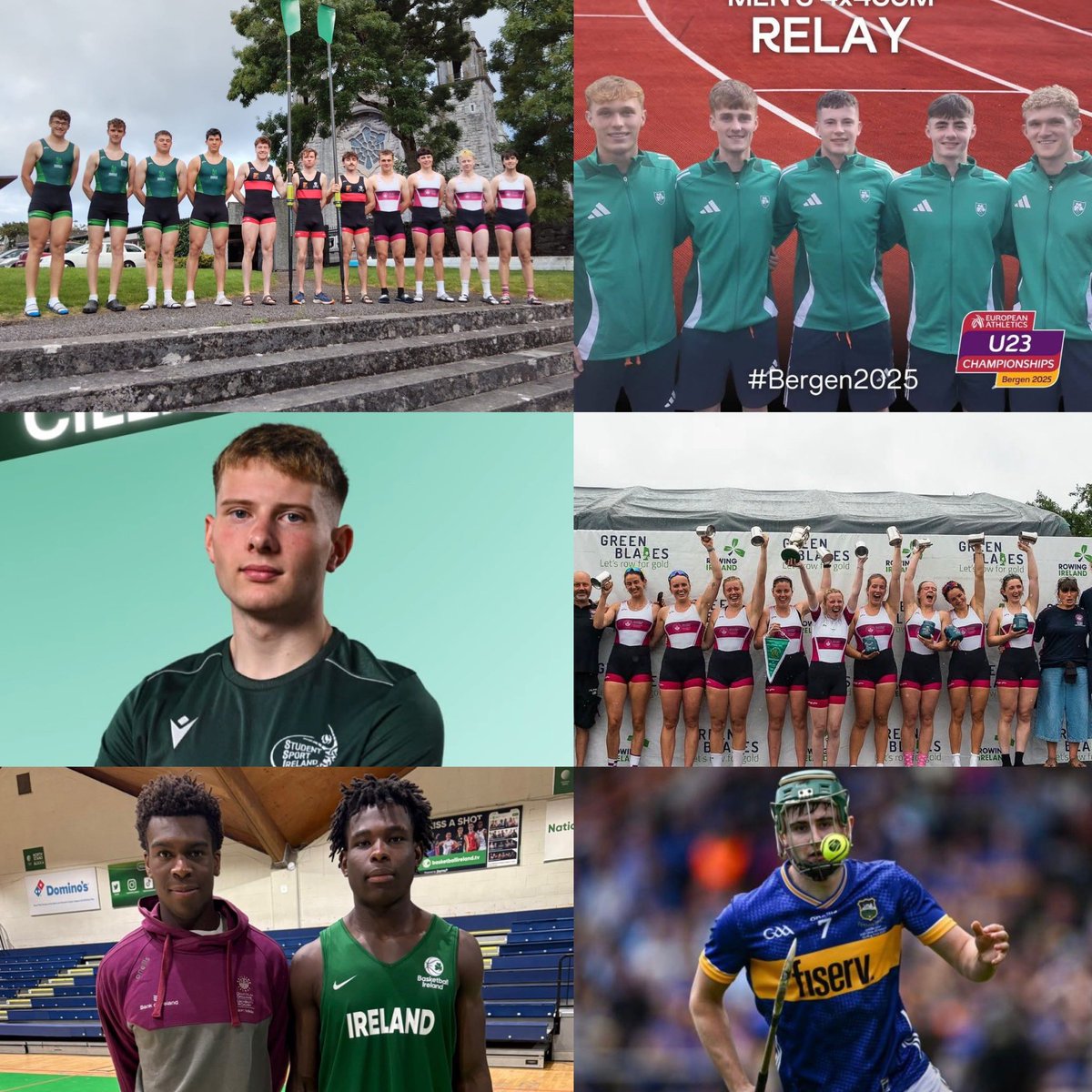 DeasunO's tweet image. We are all very proud of our @uniofgalway students who are representing @BballIrl @irishathletics @RowingIreland @StudentSportIrl this summer plus winning national championships at @officialgaa and @RowingIreland all Irelands.