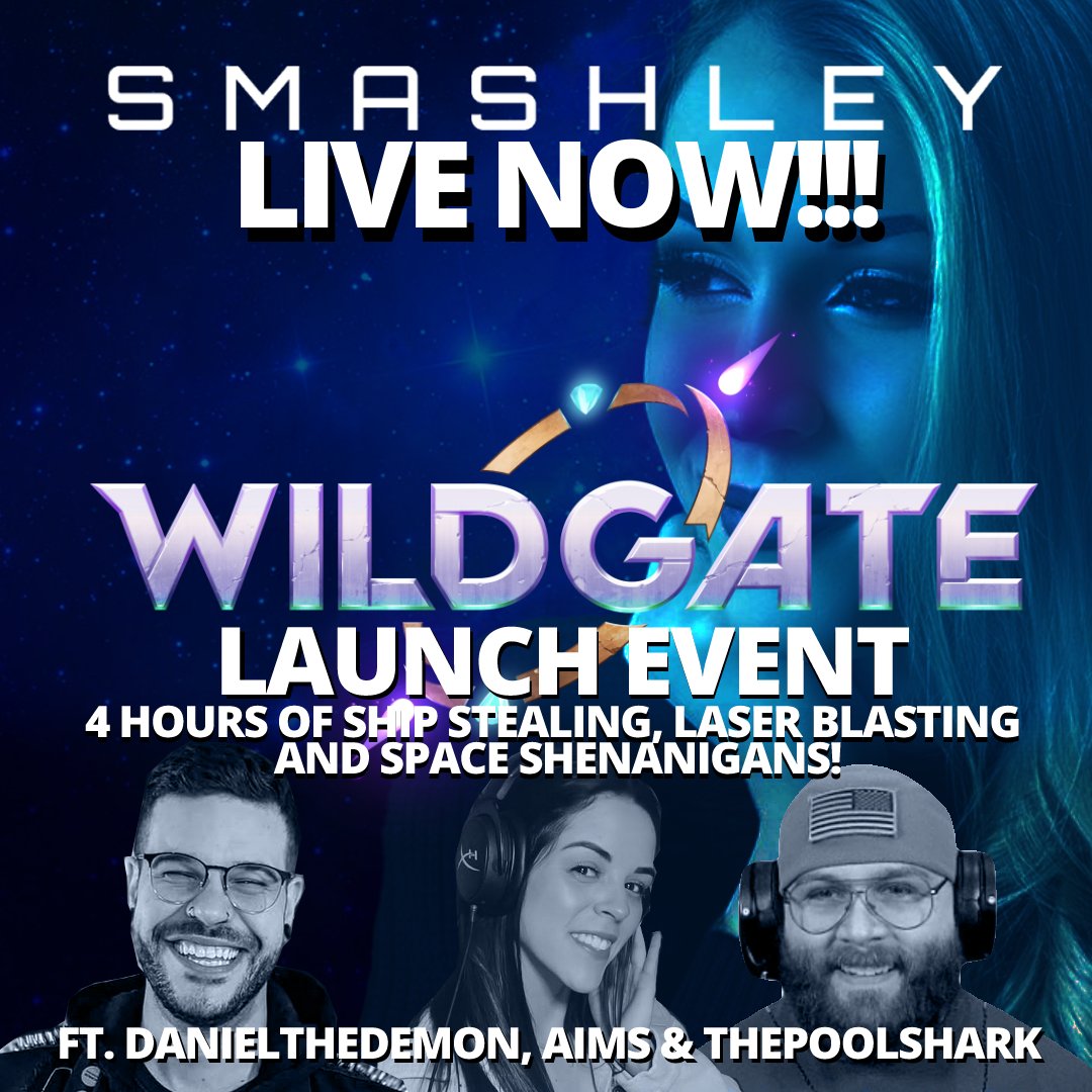 SmashleyTwitch's tweet image. LIVE!! With the @playwildgate LAUNCH event!! #ad
Playing with the BEST team @The_Poolshark @AimsTV & @DanieltheDemon!
twitch.tv/smashley