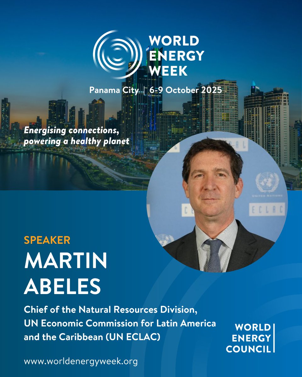 Martín Abeles será orador en la Semana Mundial de la Energía 2025.
Súmate a la conversación sobre políticas públicas y transición energética.

🔗 Registro: worldenergyweek.org

#WEW25 #worldenergyweek #energy #energytransition #energyleadership