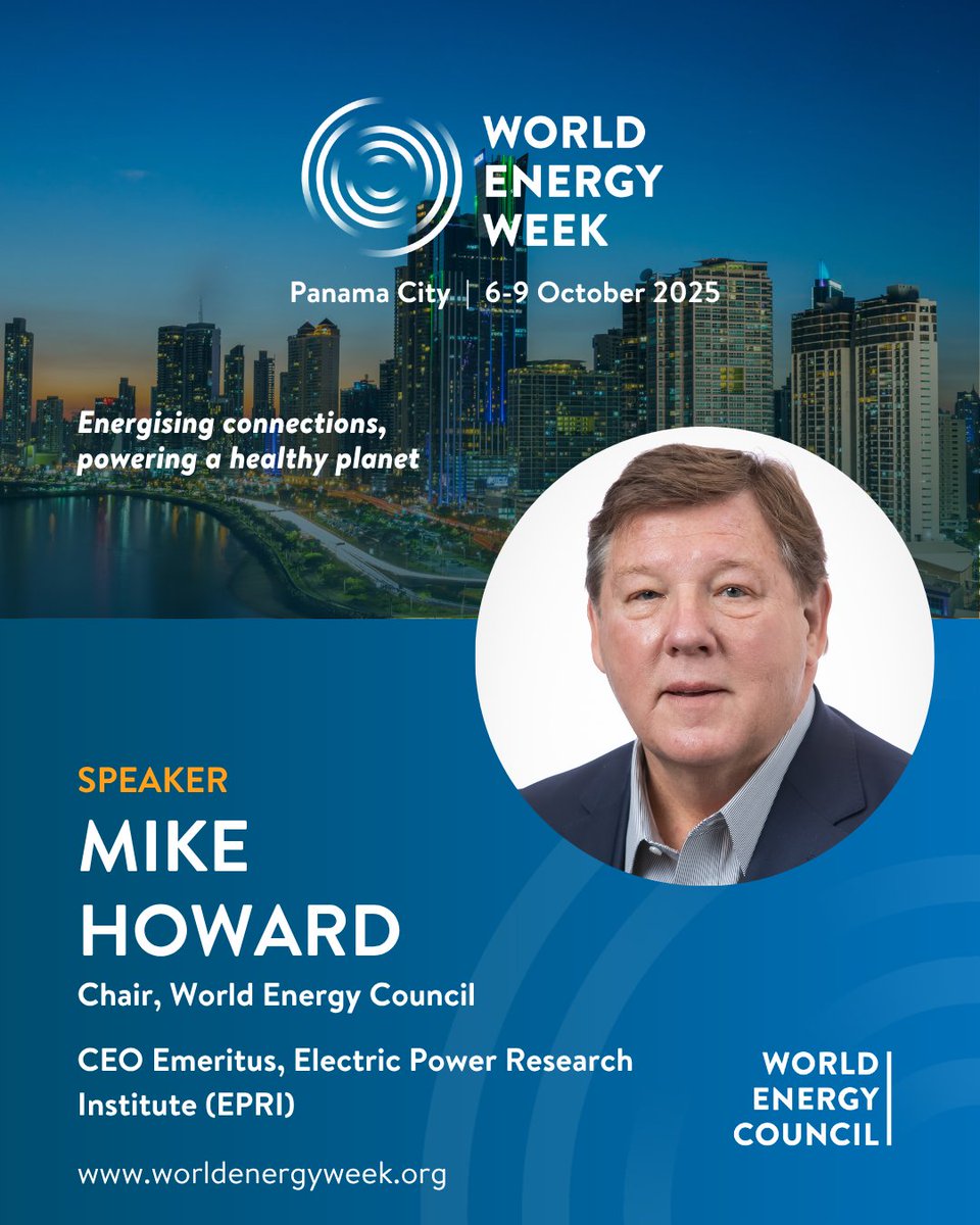 Mike Howard será orador en la Semana Mundial de la Energía 2025.

Conecta con una visión global de innovación y liderazgo energético.

🔗 Registro: worldenergyweek.org

#WEW25 #worldenergyweek #energy #energytransition #energyleadership