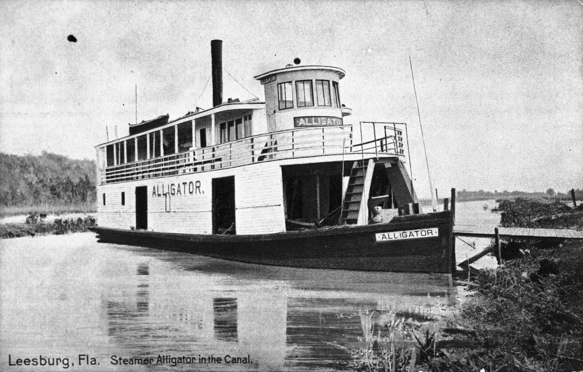 Built by Capt.C.W. Howard, the Alligator was an inboard paddlewheel steamboat that was launched from on the St. Johns River in 1888. The steamboat spent most of its time navigating the St. Johns and Ocklawaha Rivers as a tourist and freight boat.