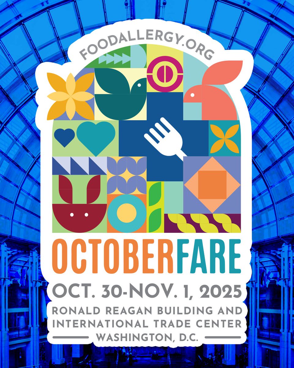 Join us in Washington, D.C. this fall for OctoberFARE, an event dedicated to improving the lives of those affected by food allergies. From October 30 to November 1, we’ll bring together patients, families, clinicians, researchers, advocates, and industry leaders for three days of