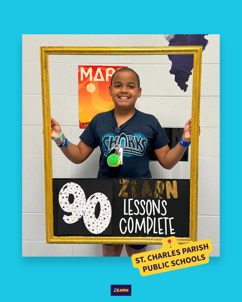 zearned's tweet image. We couldn’t let Shark Week pass us by without highlighting some of the hard-working Sharks from Ethel Schoeffner Elementary School in Louisiana! 🦈

🎉All throughout the year, students diligently completed their Zearn lessons, and major milestones were celebrated along the way.…