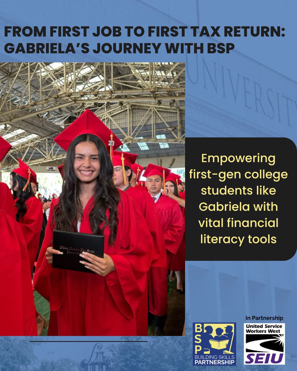 Building_Skills's tweet image. Gabriela is a first year college student and first time tax filer (with Building Skills Partnership, too). Gabriela found BSP and @UnitedWay resources through her friend. Aside from filing her taxes, Gabriela was able to learn more about how to fill W-4 forms as a two job…