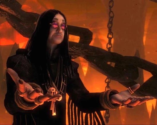 BasedRPG's tweet image. Ozzy Osbourne in Hell offering the Devil the choice between stepping aside or having his head bitten off on stage in front of all the other demons: