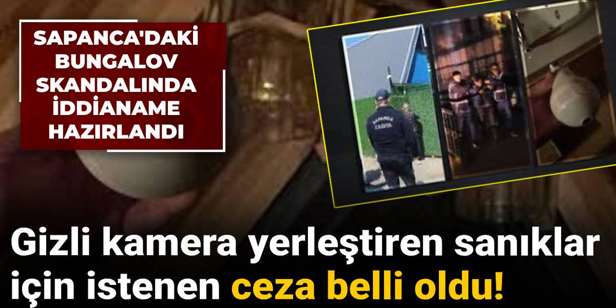 halktvcomtr's tweet image. Sapanca'daki bungalov skandalında iddianame hazırlandı: Gizli kamera yerleştiren sanıklar için istenen ceza belli oldu!
halktv.com.tr/gundem/sapanca…