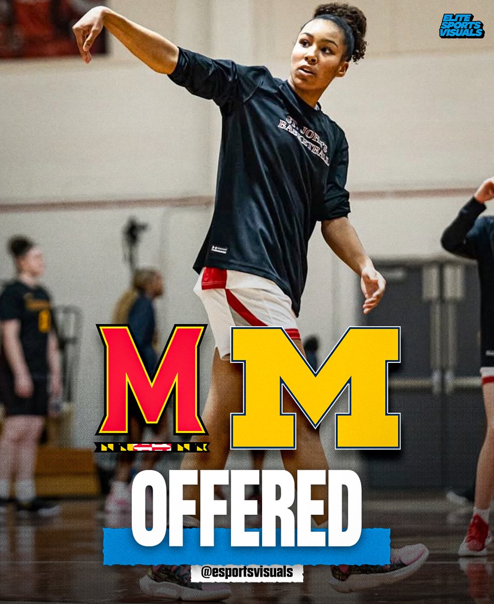 esportsvisuals's tweet image. OFFICIAL OFFER!
ESPNβs #57 β26 Morgan Stewart has officially been offered a scholarship from Iowa, and Indiana, announced per Stewartβs X.
#YouAreElite #EliteSportsVisuals @morganstew_24 @SJCHSBBALL @GLP_Basketball @TerpsWBB @umichwbball