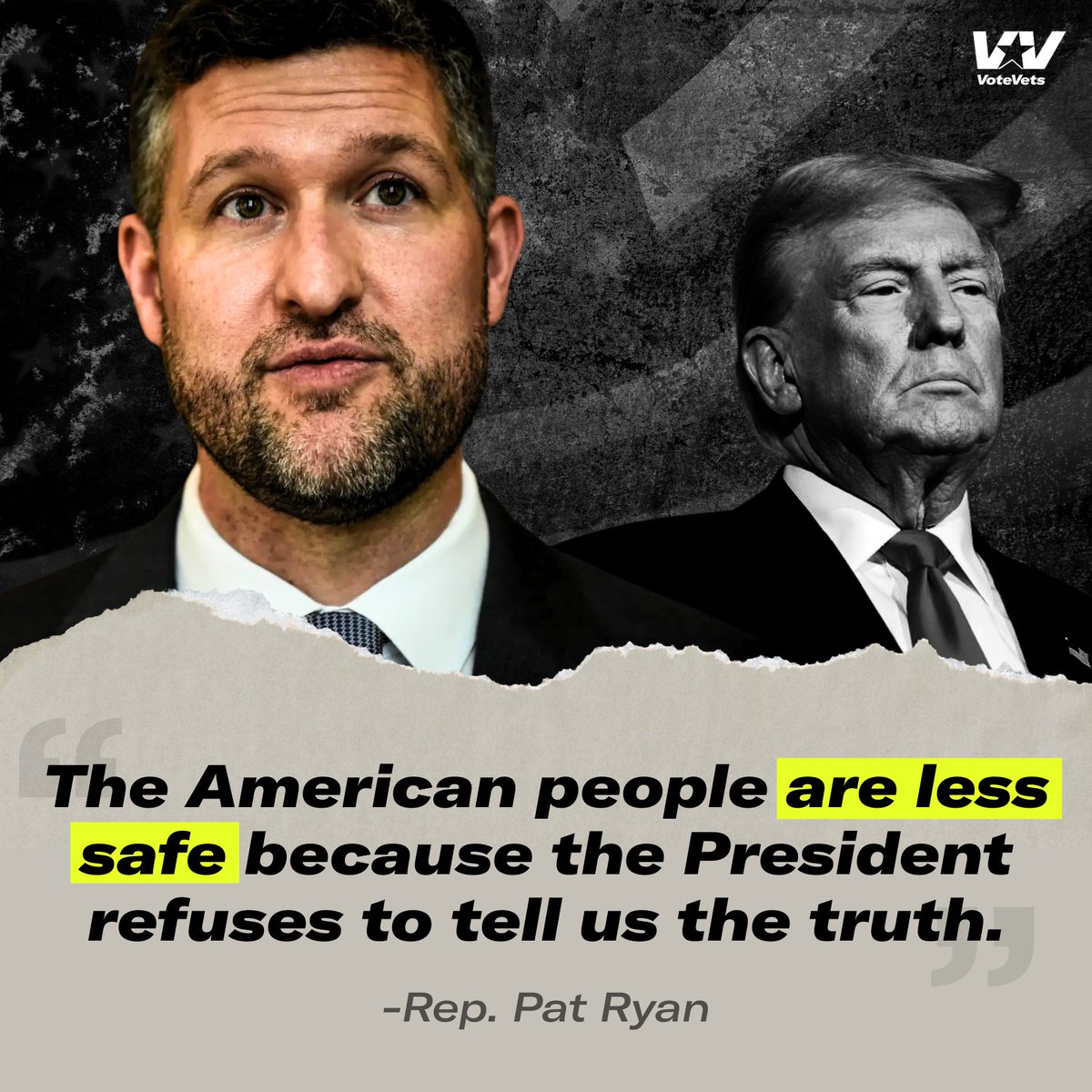 votevets's tweet image. Donald Trump lies — and our national security pays the price.
Every reckless word, every broken promise, every ego-driven stunt makes America less safe.