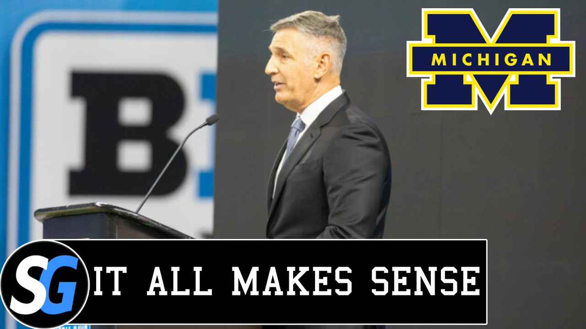 Saturday_Glory's tweet image. Big Ten commissioner Tony Petitti has asked the NCAA not to punish Michigan for its sign-stealing scandal. @GarrettSearight believes he knows why that happened.
>>> Watch here: youtu.be/XgKgj4Xu-qk