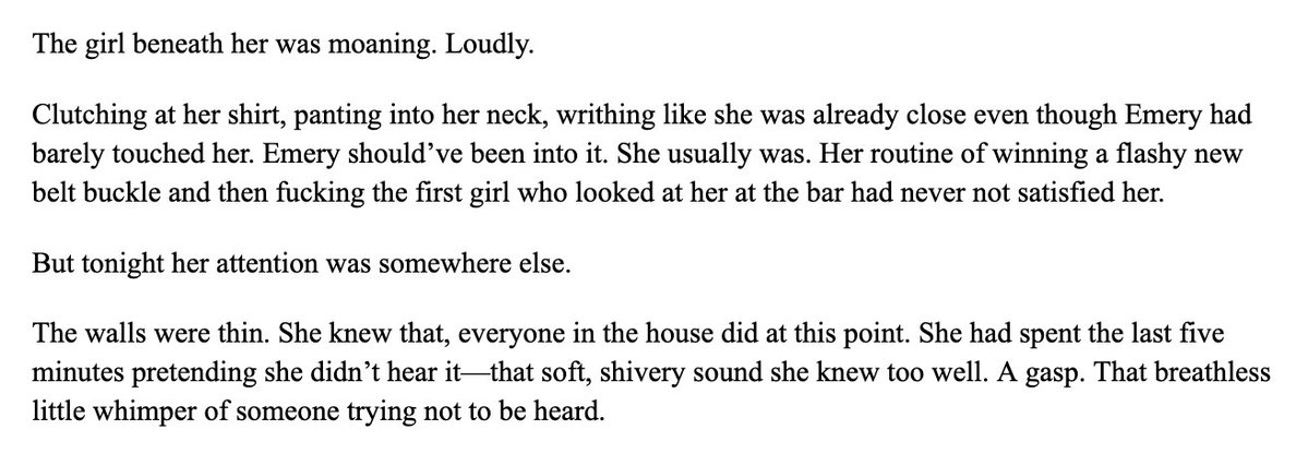 walshpilled's tweet image. mowalsh cowboy au chapter 3 coming tn or tmrw depending on how much i lock in but here is a snippet of emery talking samira through it between a wall bc i am abby the generous and abby the kind