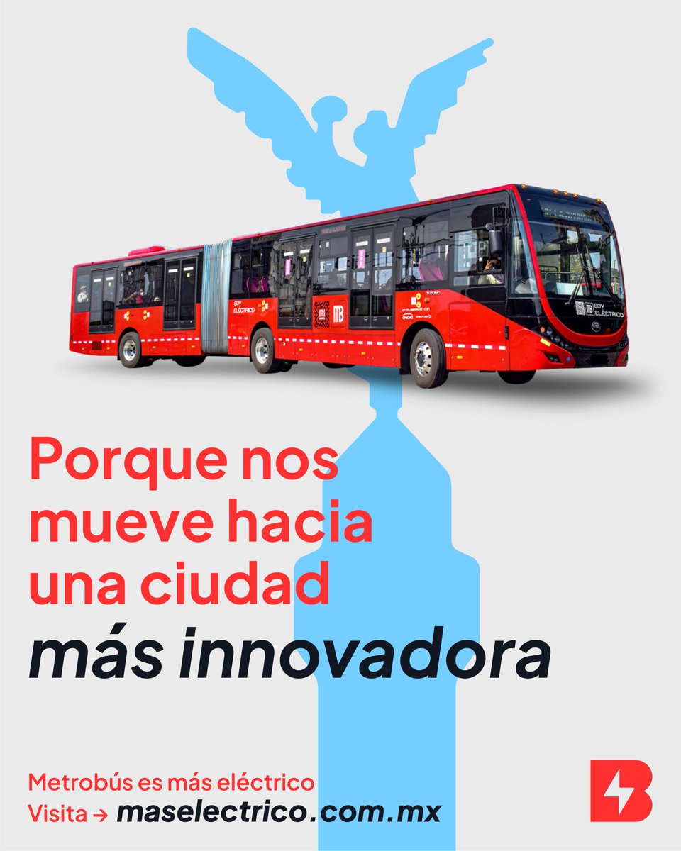 The ICCT América Latina (@theicct_latam) on Twitter photo 🚍⚡ Conoce maselectrico.com.mx, la plataforma que informa sobre los beneficios de electrificar el sistema BRT más grande de 🇲🇽. Impulsado por la iniciativa #ZEBRA de <a href="/TheICCT_Latam/">The ICCT América Latina</a> y <a href="/c40cities/">C40 Cities</a>.
Metrobús es #MásEléctrico 🚍⚡ Conoce maselectrico.com.mx, la plataforma que informa sobre los beneficios de electrificar el sistema BRT más grande de 🇲🇽. Impulsado por la iniciativa #ZEBRA de <a href="/TheICCT_Latam/">The ICCT América Latina</a> y <a href="/c40cities/">C40 Cities</a>.
Metrobús es #MásEléctrico