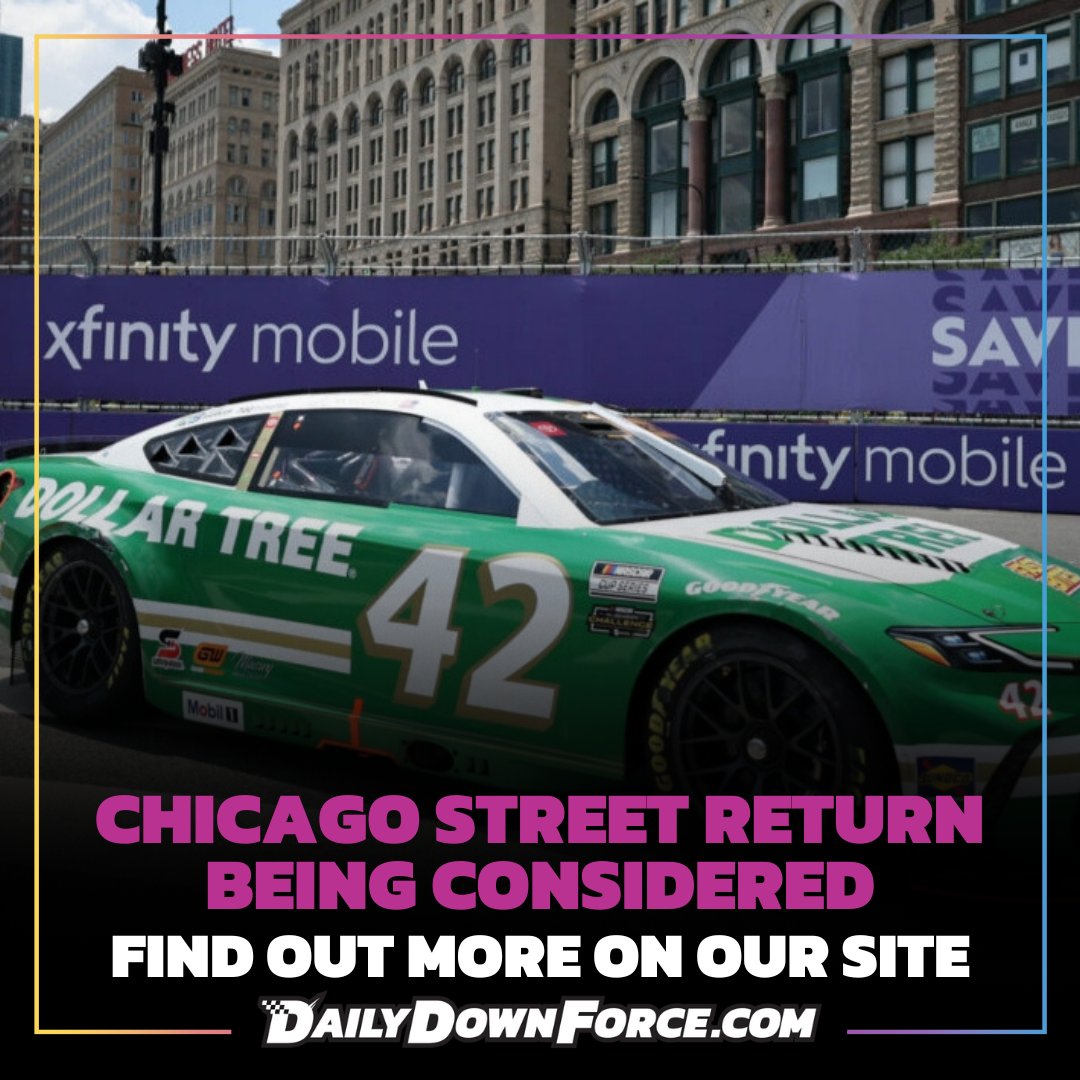 dailydownforce's tweet image. A summer 2027 return to the Chicago Street Course is reportedly under consideration, with ongoing discussions between the city government and NASCAR leadership. Find out more on The Daily Downforce
dailydownforce.com/nascar-conside…