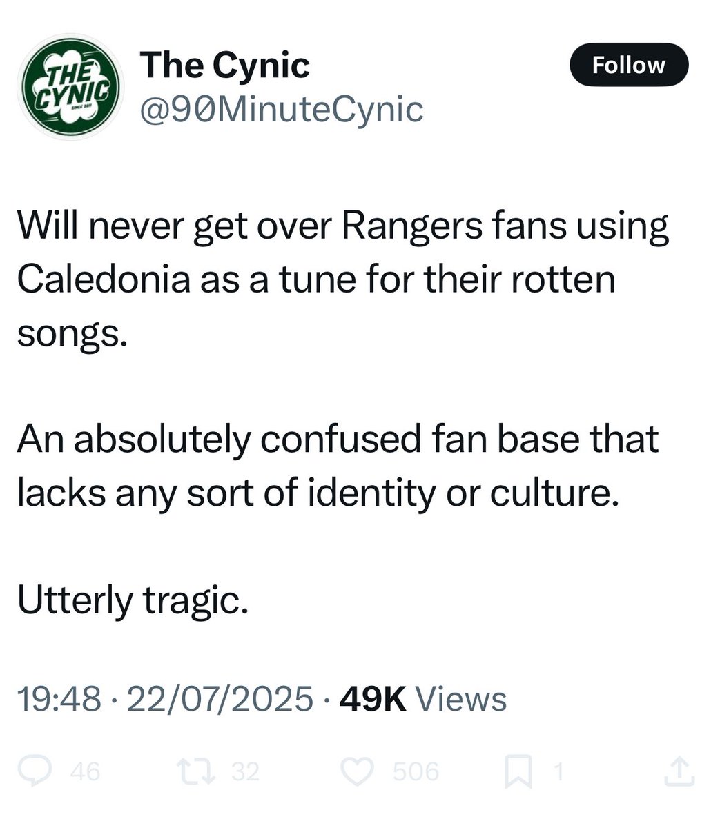 bluebellsrblu's tweet photo. From a club that plays in Scotland and thinks it’s Irish 😂 https://t.co/4q1lzAcsdc